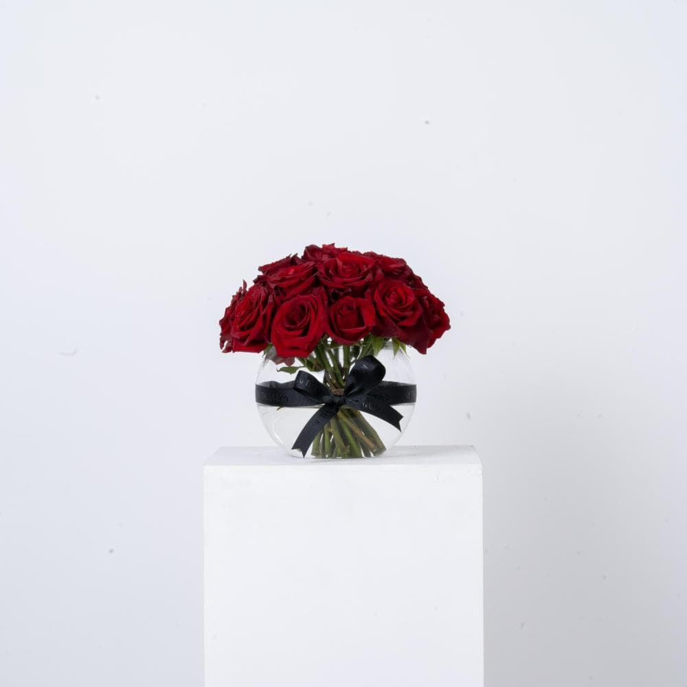 Red Rose Vase